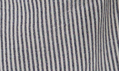 Shop Nia Yarn Dye Tie Waist Pants In Navy