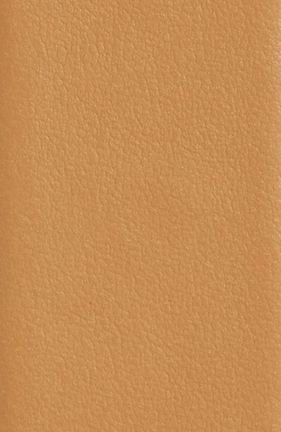 Shop Versace Medusa Leather Belt In Tawny Brown- Gold