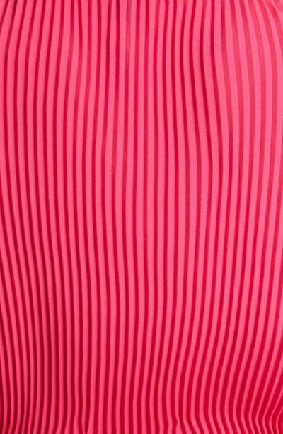 Milly Liv Tie Waist Fit And Flare Dress In  Pink