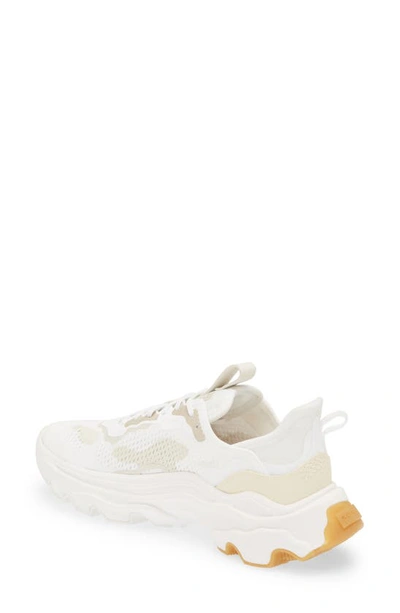 Shop Sorel Kinetic Breakthru Day Lace Sneaker In White/white Chalk
