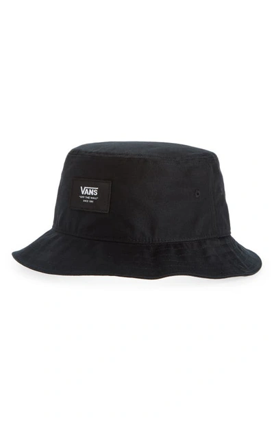 Shop Vans Patch Bucket Hat In Black