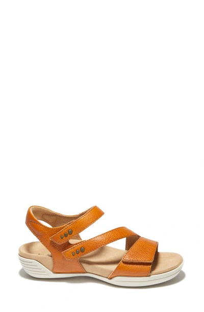 Shop Halsa Footwear Hälsa Denia Ankle Strap Sandal In Dark Mango
