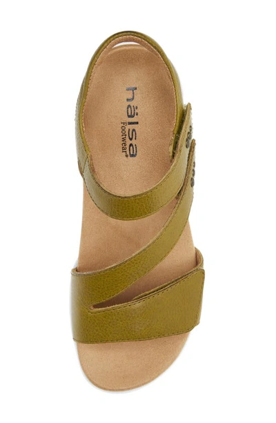 Shop Halsa Footwear Hälsa Denia Ankle Strap Sandal In Kiwi