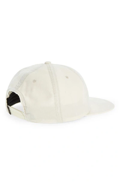 Shop Vans Howell Shallow Baseball Cap In Antique White