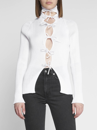Shop A. Roege Hove Cardigan In Optic White