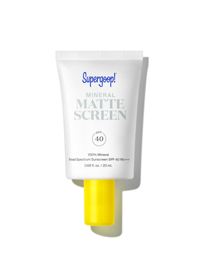 Shop Supergoop Mineral Mattescreen Spf 40 0.68 Fl. Oz. !
