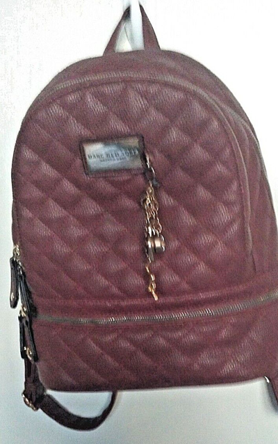 Pre owned Marc New York Andrew Marc Burgandy Leather Backpack