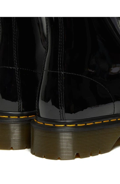 Shop Dr. Martens' 1460 Bex Lug Sole Patent Platform Boot In Black