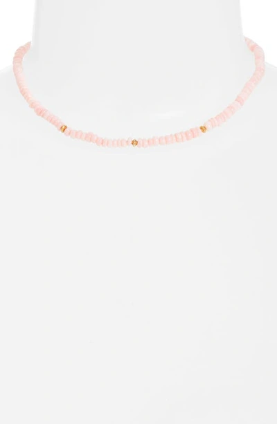 Shop Anzie Boheme Opal Beaded Necklace In Pink Opal