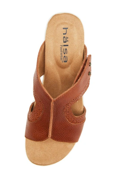 Shop Halsa Footwear Cassandra Sandal In Cognac