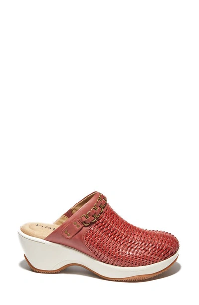 Shop Halsa Footwear Chloe Clog In Dark Red