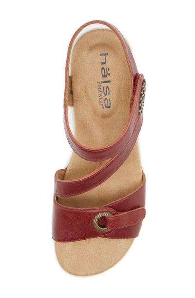 Shop Halsa Footwear Cindy Sandal In Red
