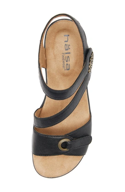 Shop Halsa Footwear Cindy Sandal In Black