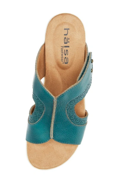 Shop Halsa Footwear Cassandra Sandal In Blue