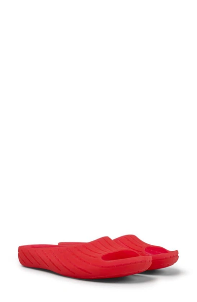 Shop Camper Wabi Slide Sandal In Bright Red