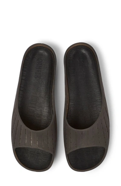 Camper Wabi Open-toe Slides In Black