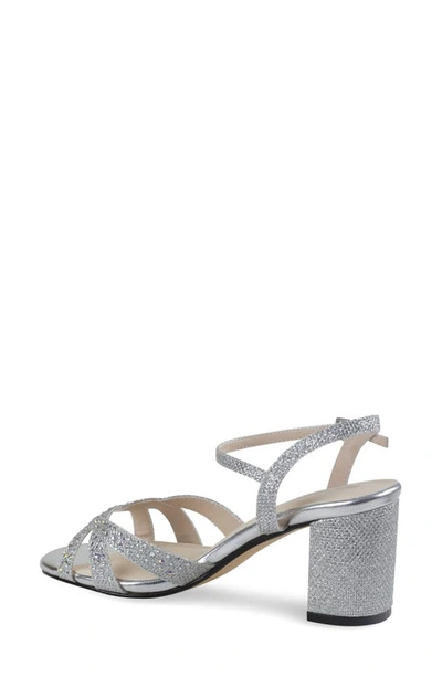 Touch Ups Ivy Ankle Strap Sandal In Silver