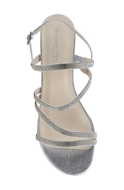 Touch Ups Jodi Slingback Wedge Sandal In Silver