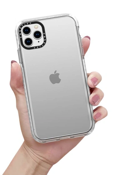 Shop Casetify Clear Iphone 11 Pro Max Case In Frost