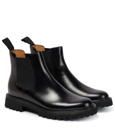 Shop Church's Nirah T Leather Chelsea Ankle Boots In Black