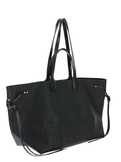 Shop Isabel Marant Wydra Bag In Black