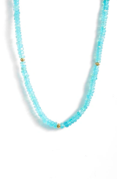 Shop Anzie Boheme Opal Beaded Necklace In Paraiba Opal