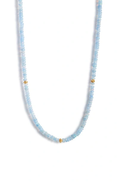 Shop Anzie Boheme Opal Beaded Necklace In Lavender Opal