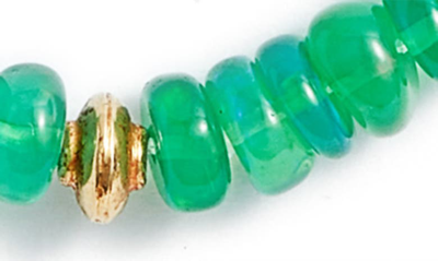 Shop Anzie Boheme Opal Beaded Necklace In Green Opal