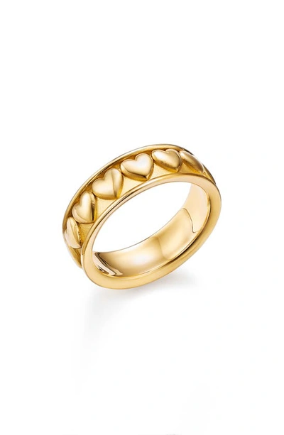 Shop Temple St Clair 18k Gold Heart Band Ring