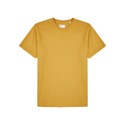 Shop Colorful Standard Cotton T-shirt In Bright Yellow