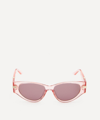 Shop Le Specs X Missoma Scorpius Ridge Cat-eye Sunglasses In Pink
