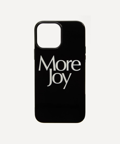 More Joy By Christopher Kane More Joy Iphone 13 Max Case In Black