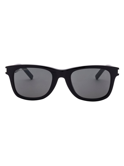 Shop Saint Laurent Eyewear Classic Sl 51 Square Frame Sunglasses In Black