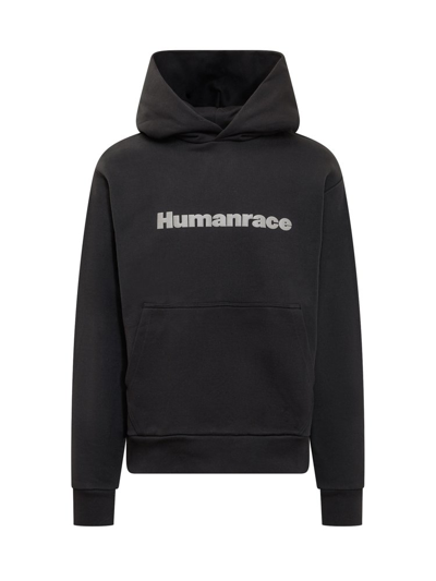 Shop Adidas Originals Adidas X Pharrell Williams Humanrace Logo Hoodie In Black