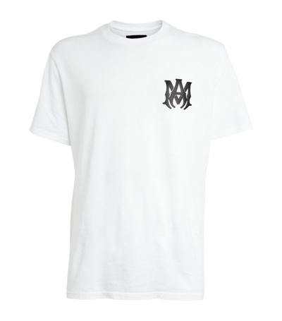 Shop Amiri Cotton Logo T-shirt In White