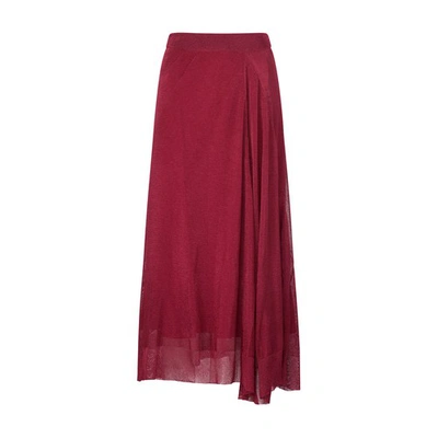 Shop The Row Girela Skirt In Dark Pink