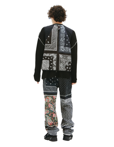 Children Of The Discordance Vintage Bandana Vest In Black