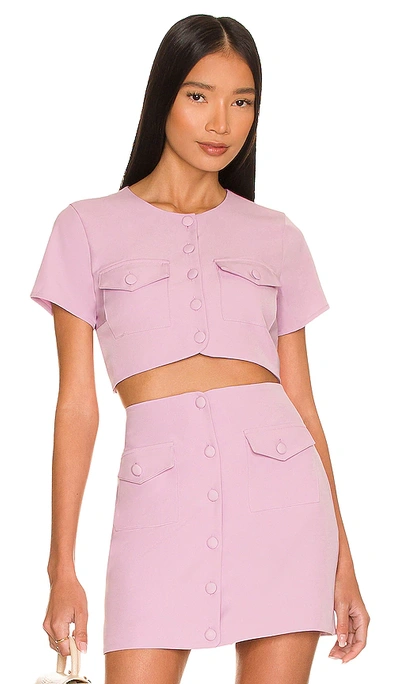 Shop Song Of Style Gala Top In Lavender