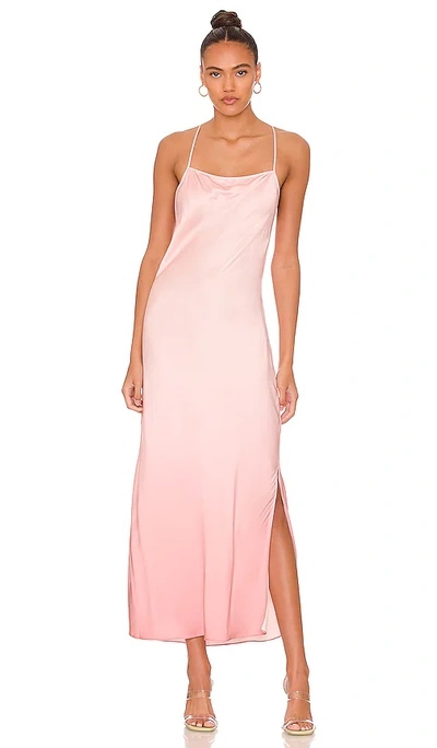 Shop Allsaints Ombre Dress In Pink