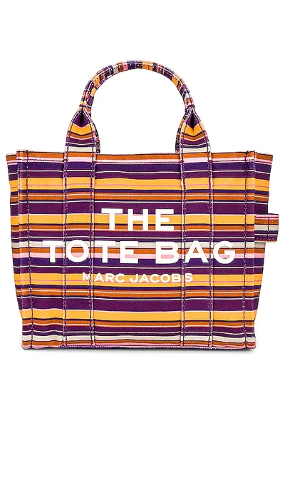 Marc Jacobs The Stripe Mini Tote Bag In Purple Multi | ModeSens