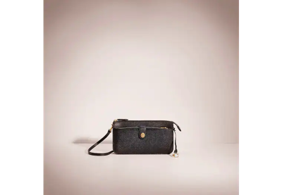 Coach Restored Noa Pop Up Messenger In Brass/black