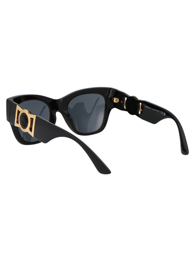 Shop Versace Sunglasses In Gb1/87 Black