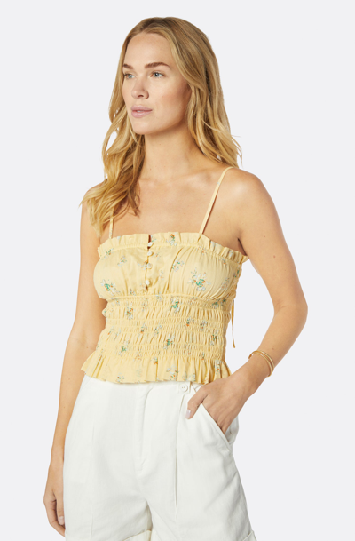 Shop Joie Cameo Sleeveless Top In Yellow