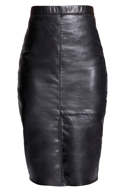 As By Df Women's Port Elizabeth Recycled Leather Skirt In Black