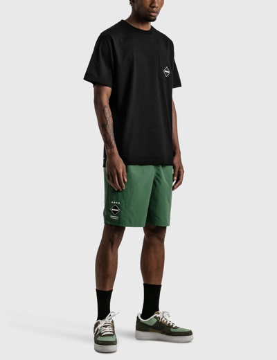 Shop F.c. Real Bristol Nylon Easy Shorts In Green