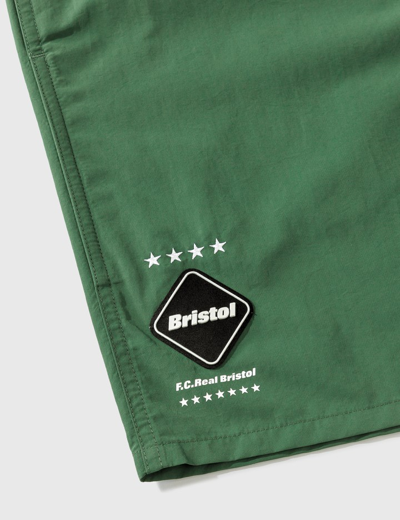 Shop F.c. Real Bristol Nylon Easy Shorts In Green