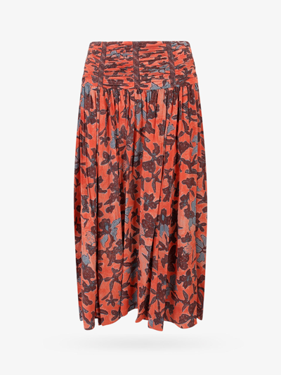 Shop Ulla Johnson Skirt In Orange