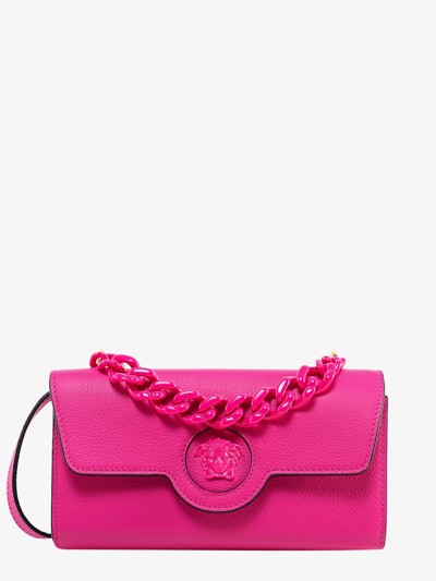 Shop Versace Wallet In Pink