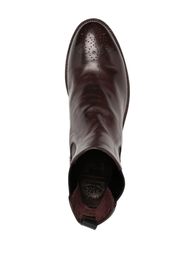 Officine Creative Seline Ankle Boots In Brown