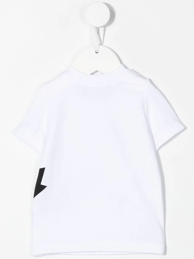 Shop Dsquared2 Logo-print T-shirt In Weiss